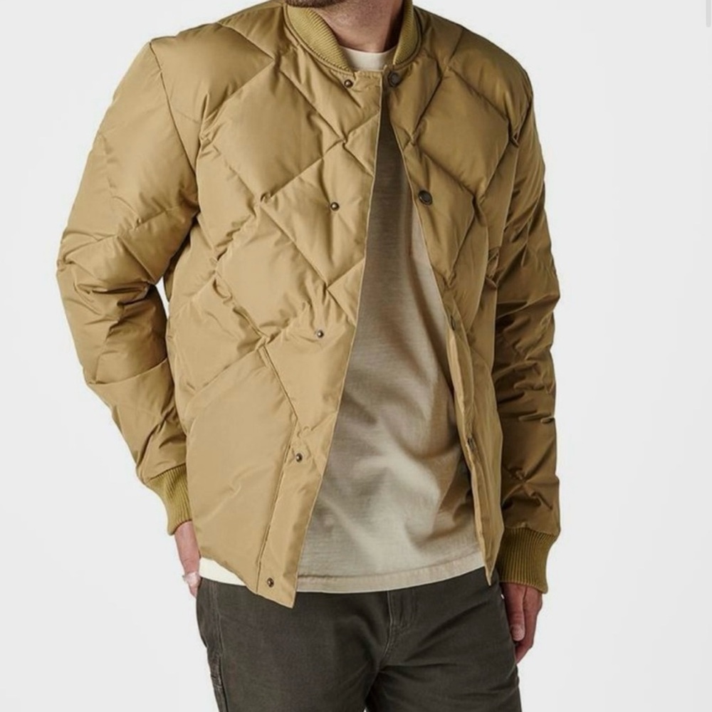 Arbor / Ethos Chunky Down Jacket – Men’s S – Down – Minimal Quilted Puffer – NWT